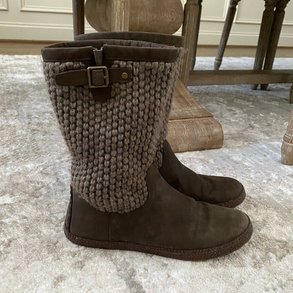 UGG Liza Wool Knit Boots - Picture 3 of 7